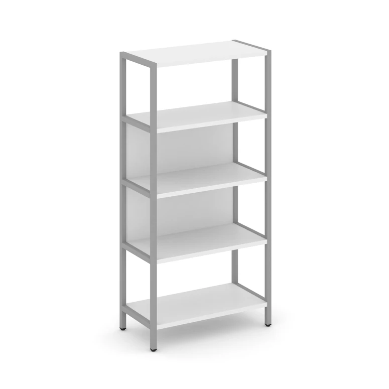 Односекционный стеллаж четырехярусный Shelf System (металл серый) SN.STM-411
