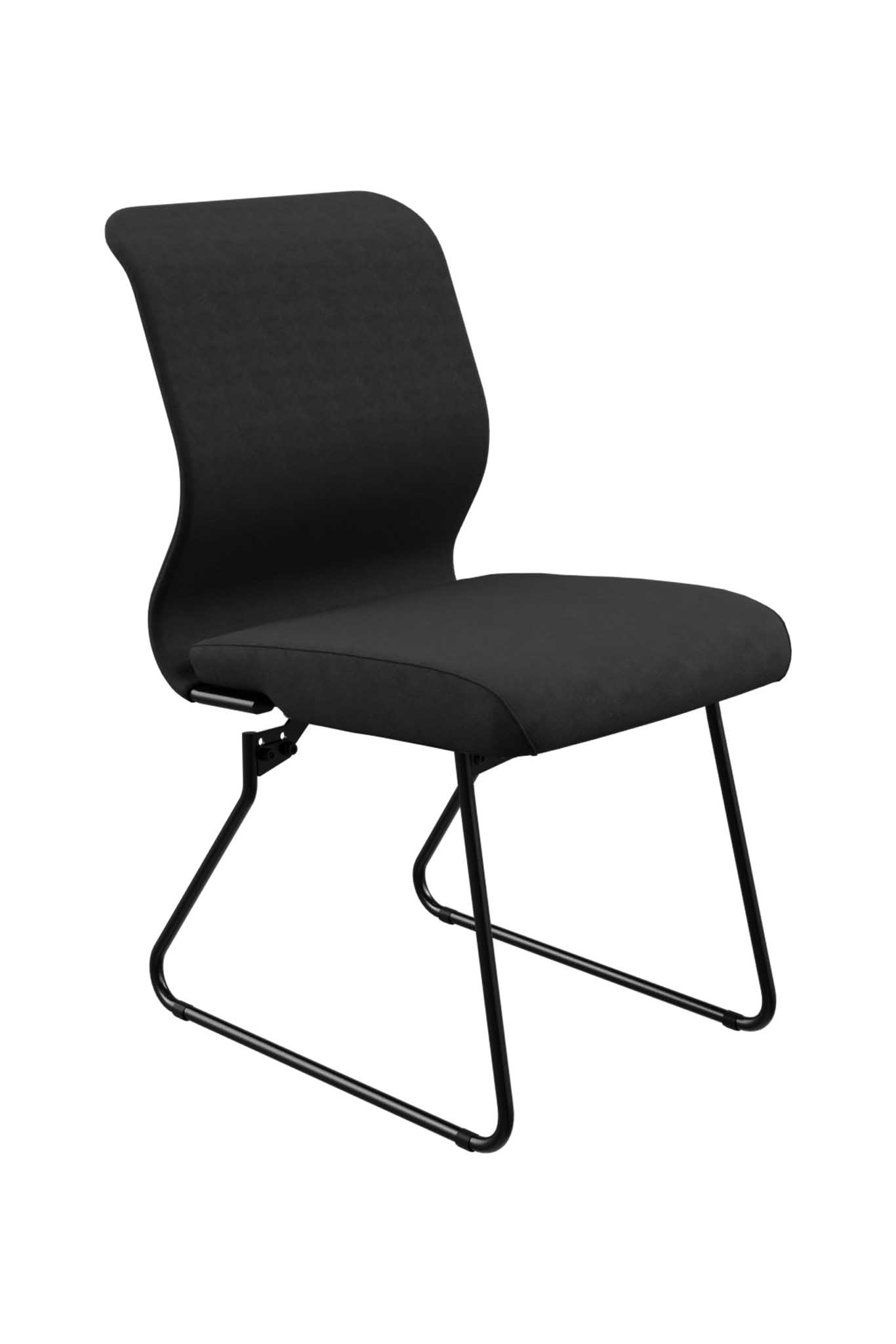 Кресло METTA ErgoLife S 8 Mr4-4 - Велюр(Вавальди) черный металл