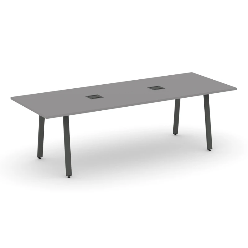 Стол для переговоров на металлокаркасе (А-60x30 антрацит) Style Project Direct SN-6A.SPRG-258