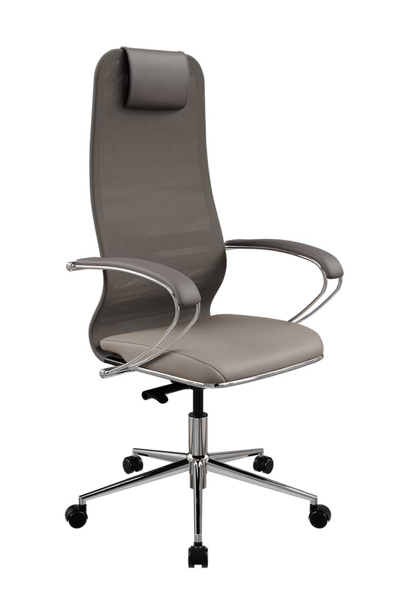 Кресло METTA ErgoLife SynchroSit 8 B1-13K - Сетка(X2)+ЭкоКожа(Экстра)