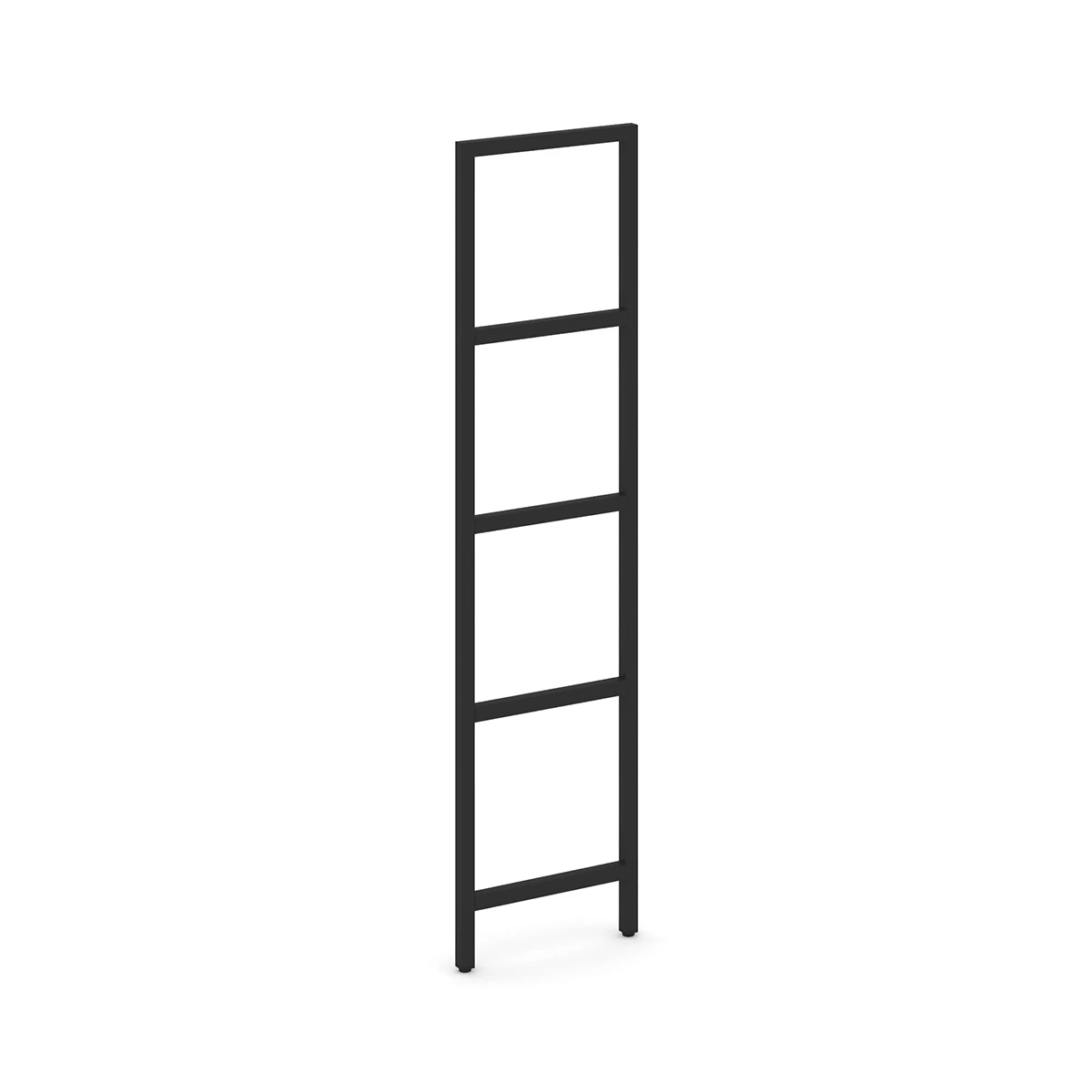 Боковина стеллажа 4 яруса левая завершающая Shelf System (металл белый) SN.MSZ-4(L)