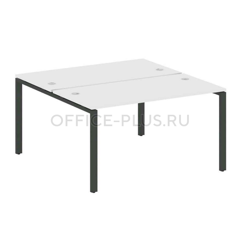 Рабочая станция 2 места Metal System Style на металлокаркасе БП.РАС-СП-2.3