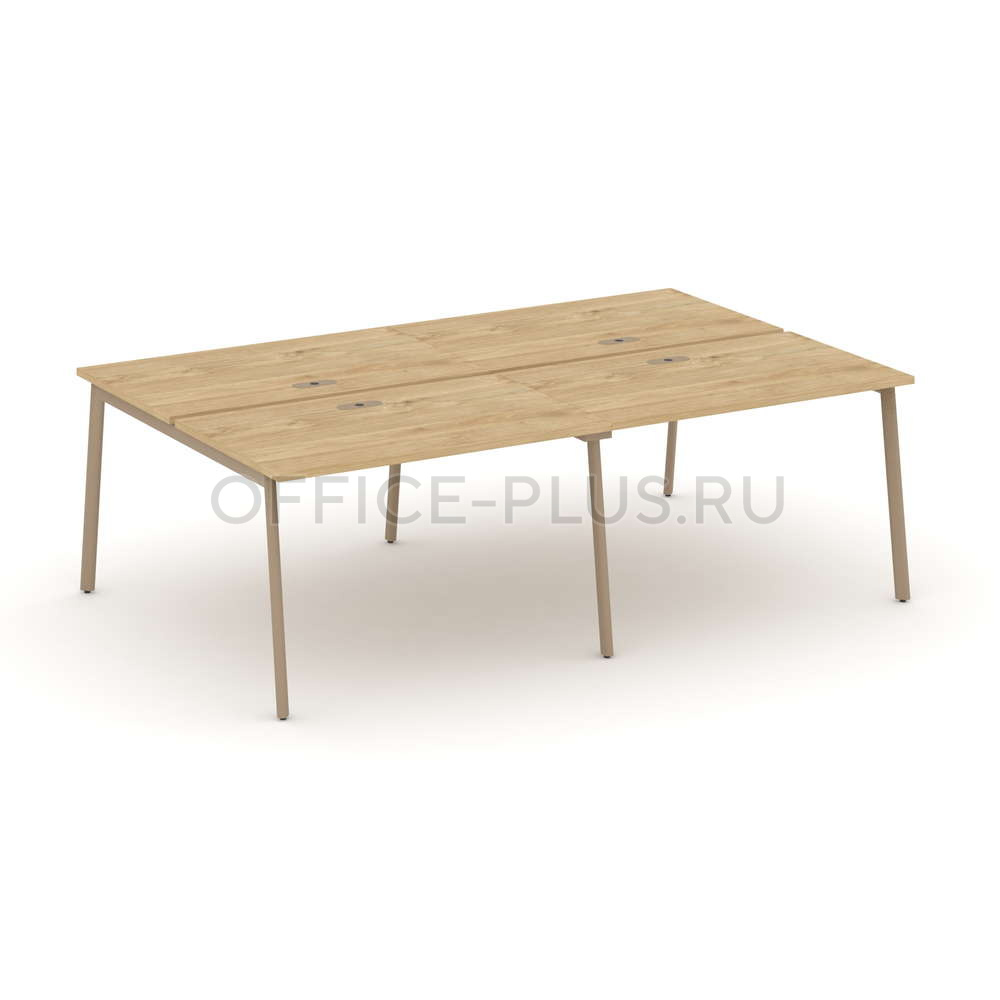 Рабочая станция 4 места на металлокаркасе Estetica ES.D.RS-4.2-LP