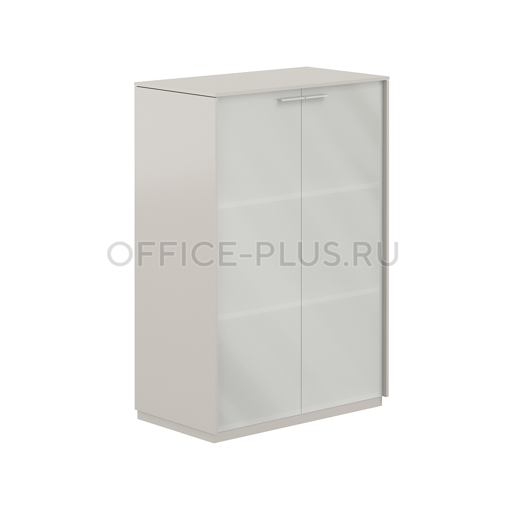 Шкаф средний для документов со стеклянными дверьми Atlas NZ-0335