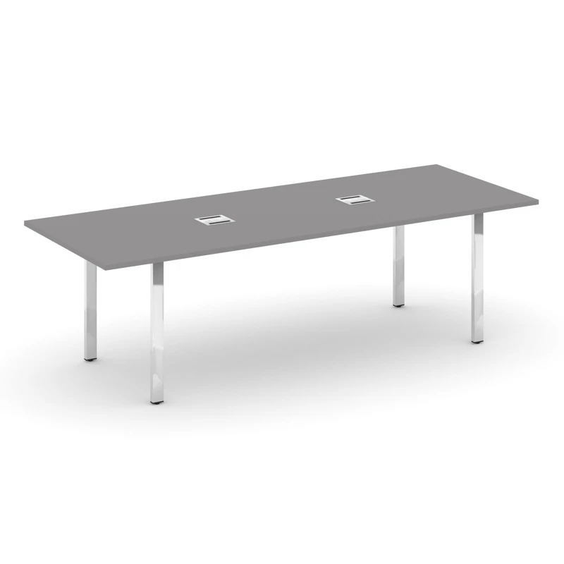 Стол для переговоров на металлокаркасе (П-60x30) Style Project Direct Lux M-SN-6P.SPRG-258