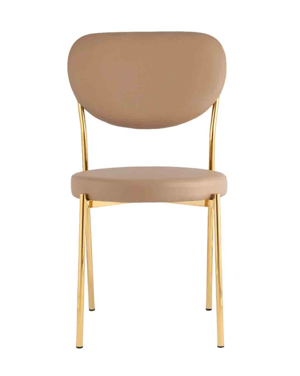 Стул обеденный Stool Group Барбара золотые ножки экокожа