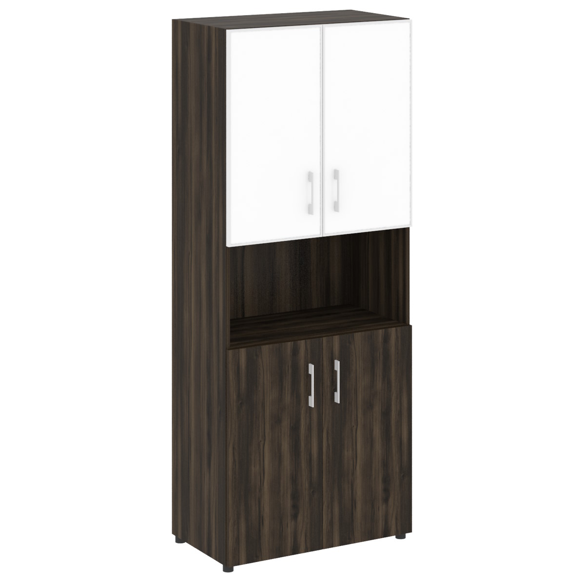 Шкаф высокий Yalta LT.ST-1.4 R White/Black