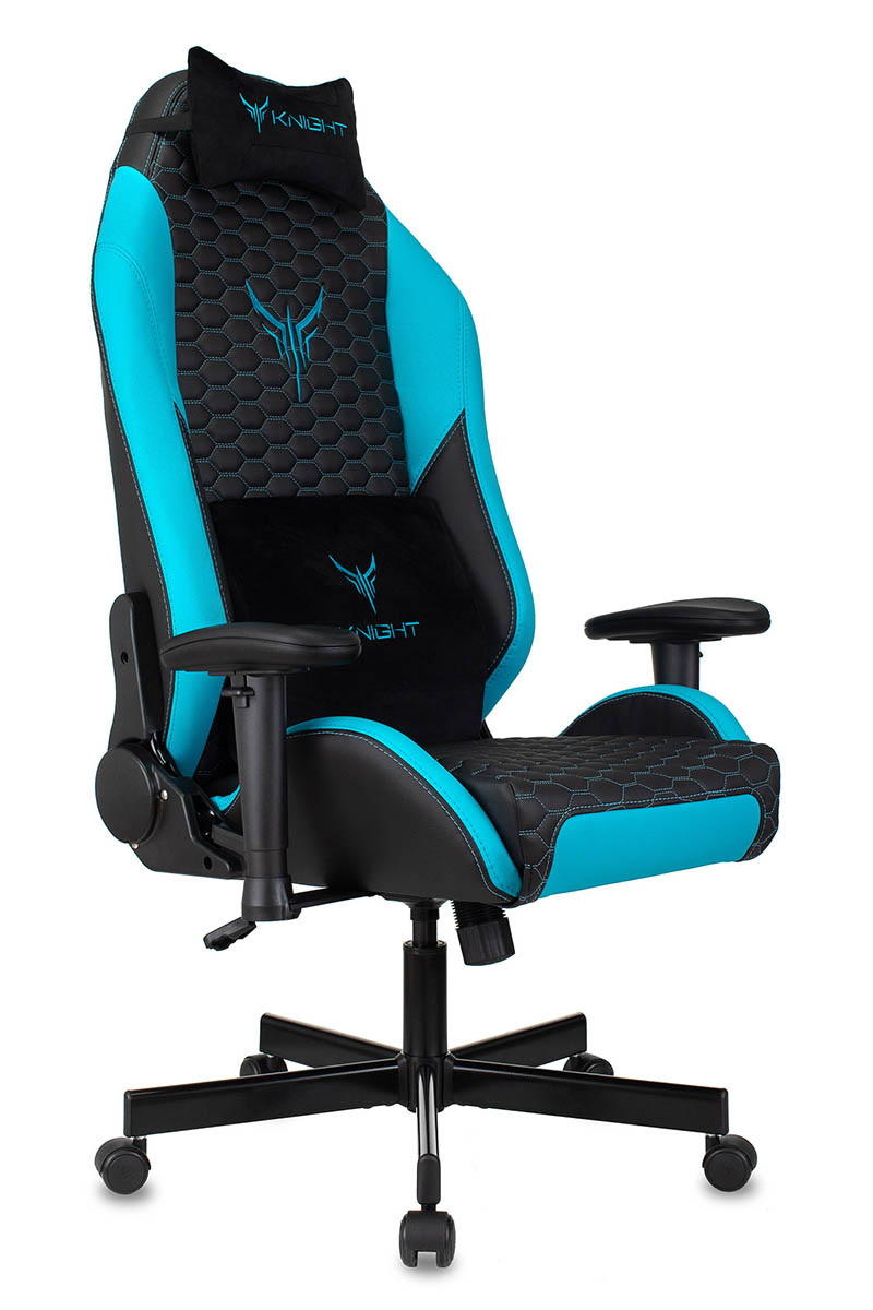 Игровое кресло Бюрократ Knight Neon экокожа