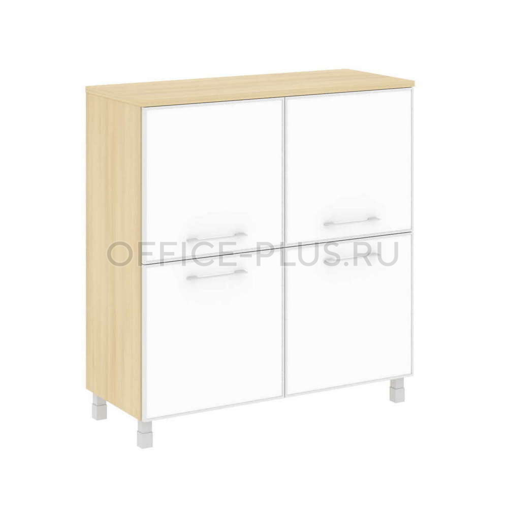 Шкаф средний Yalta LT.SD-1.2R White/Black