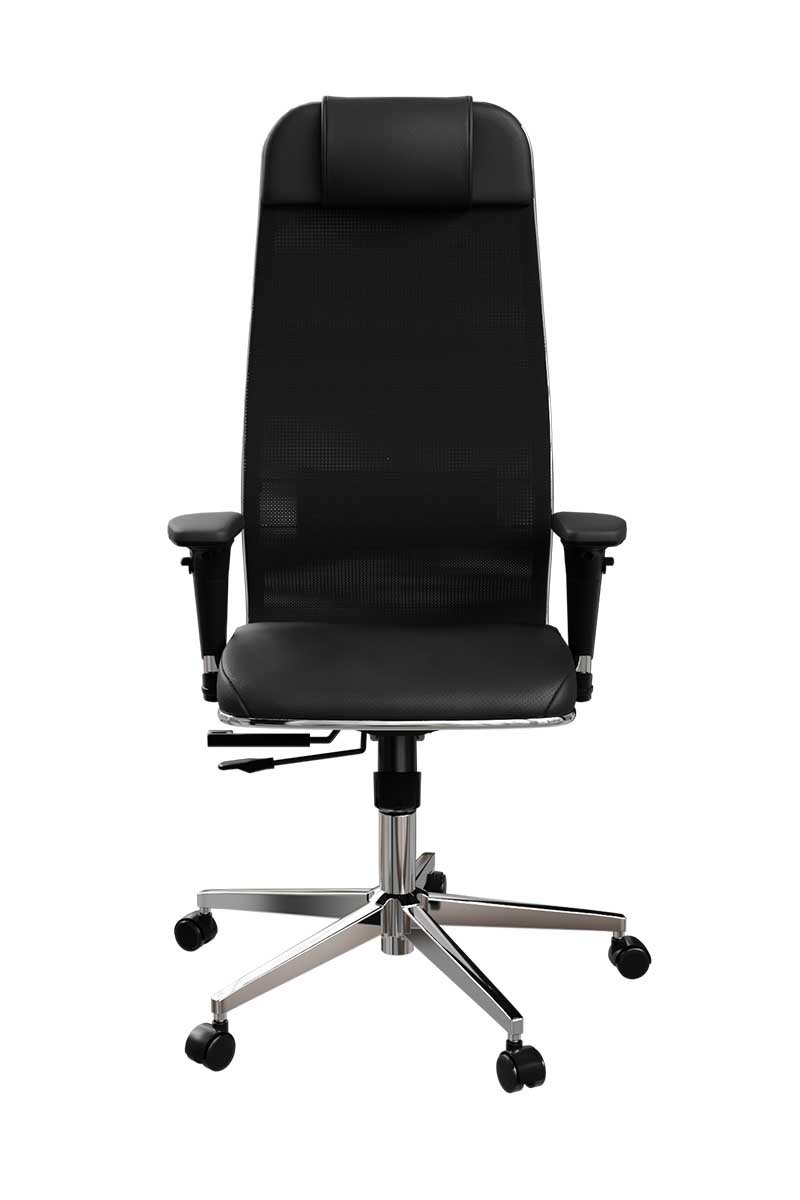 Кресло METTA ErgoLife SynchroSit 10 B1-115D -  Сетка(X2)+ЭкоКожа(Экстра)