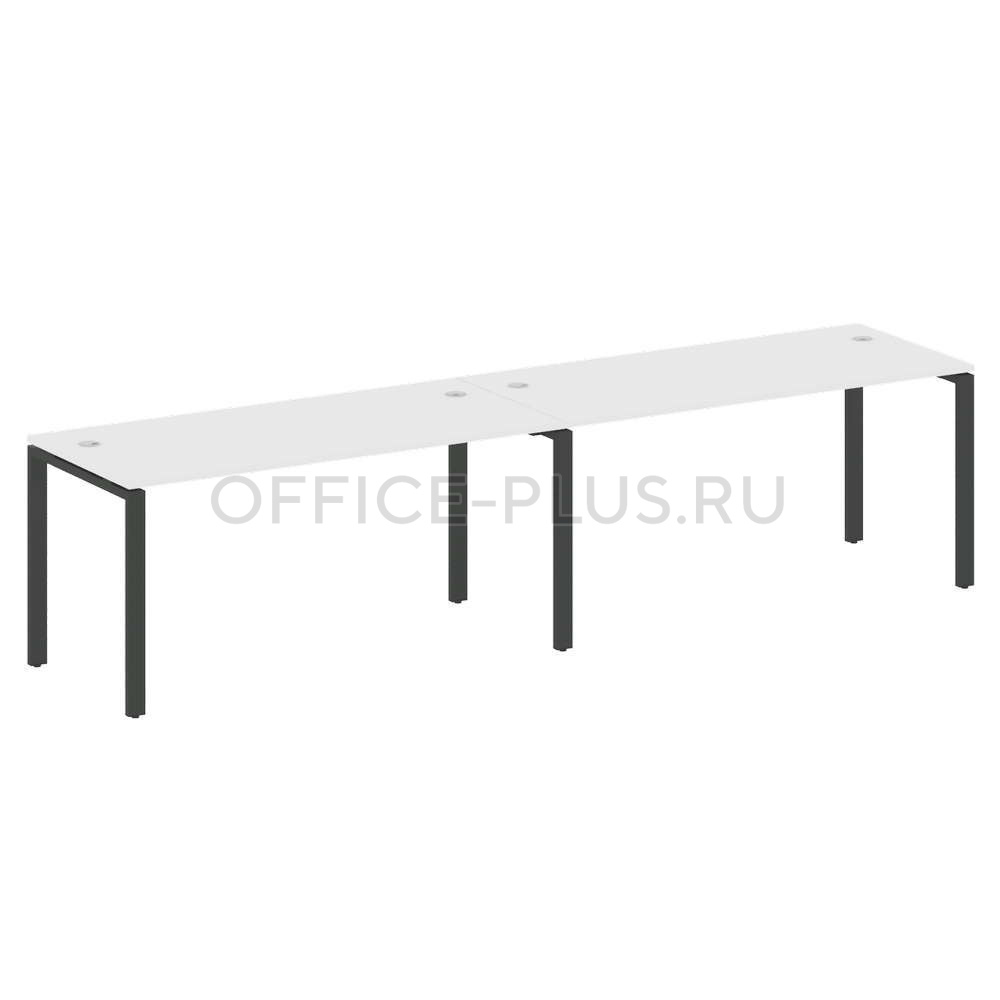 Рабочая станция 2 места Metal System Style на металлокаркасе БП.СМ-2.4