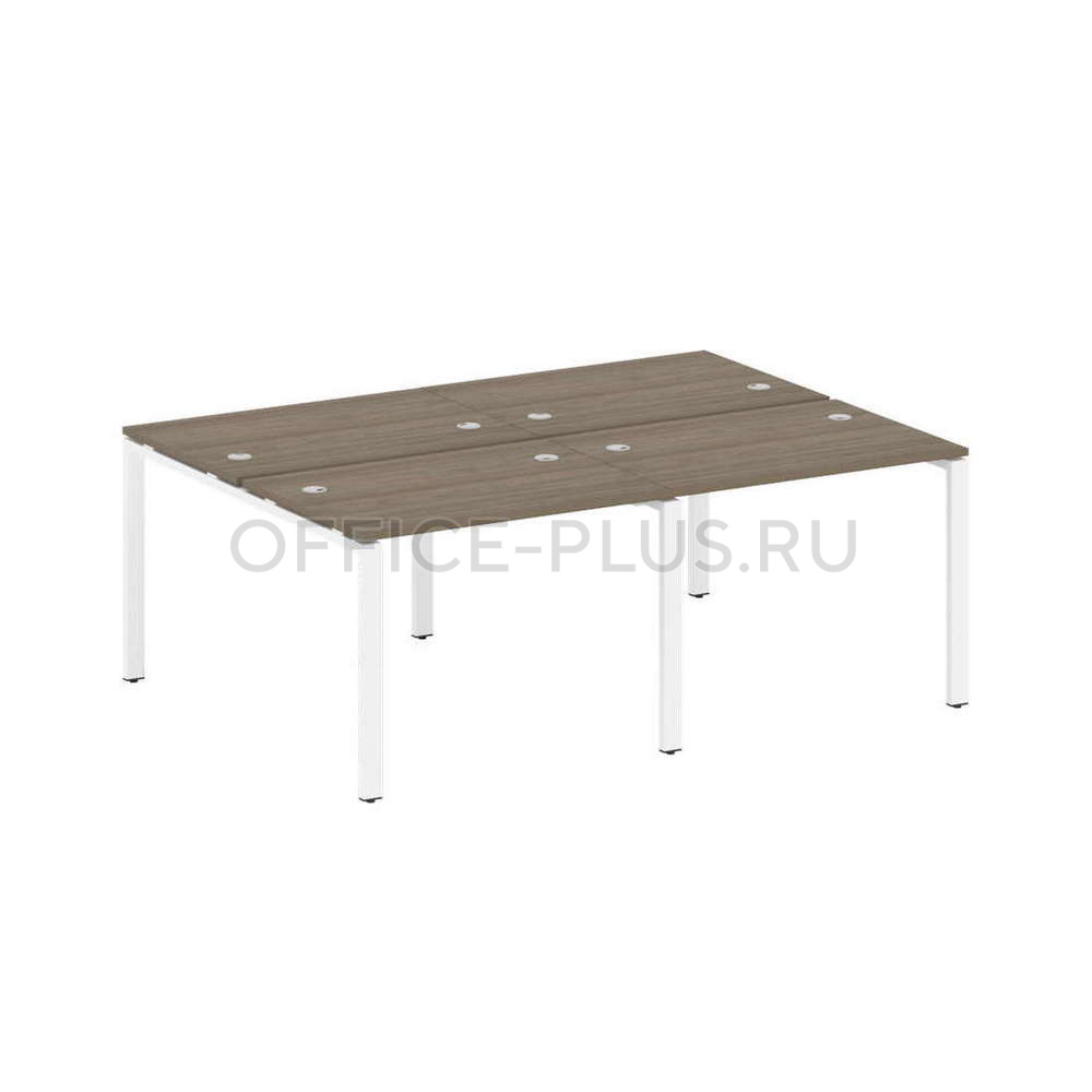 Рабочая станция 4 места Metal System Style на металлокаркасе БП.СМ-4.1