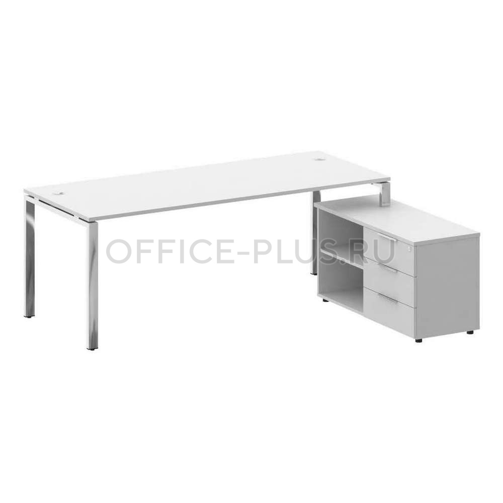 Стол руководителя Metal System Direct на металлокаркасе БГ.СРТ-6.8 Пр