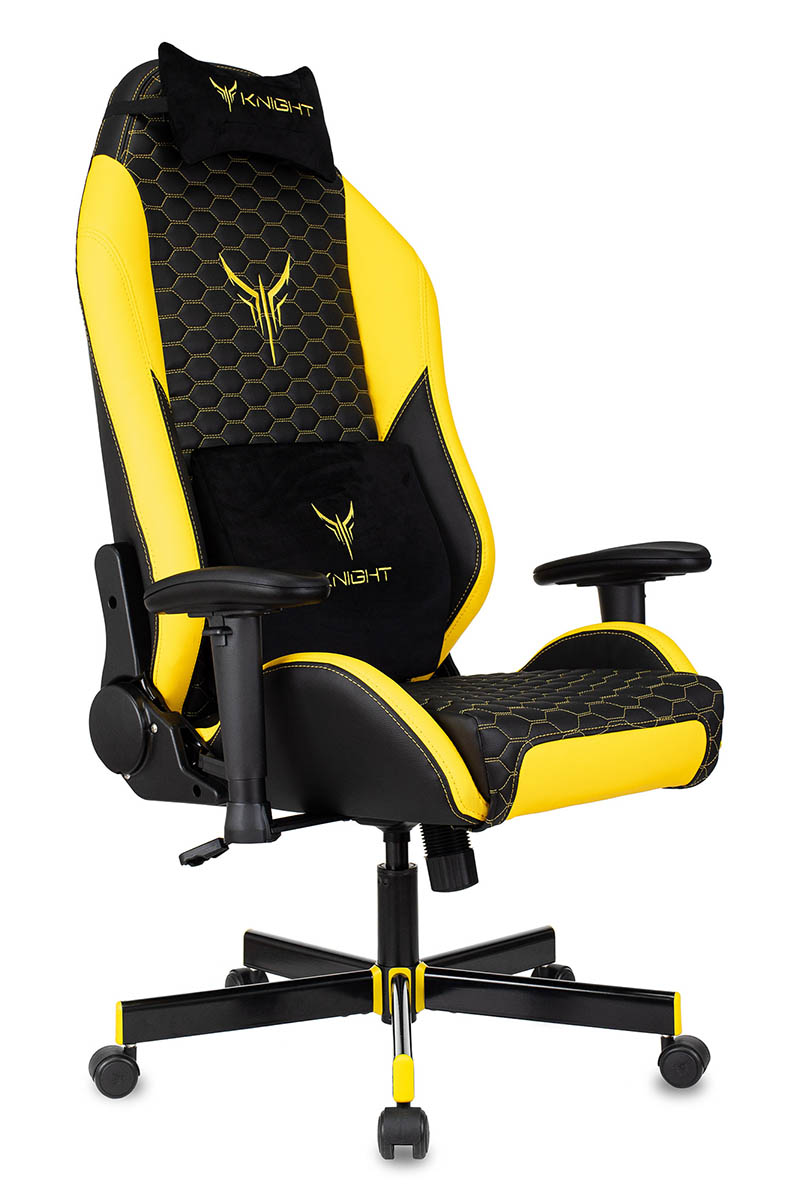 Игровое кресло Бюрократ Knight Neon экокожа
