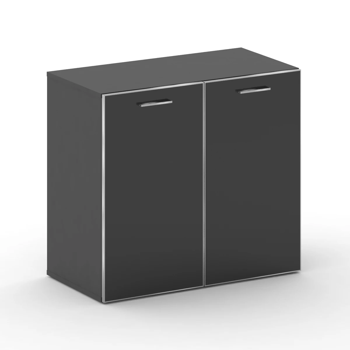 Шкаф низкий для документов Fresco FR.ST-302 black