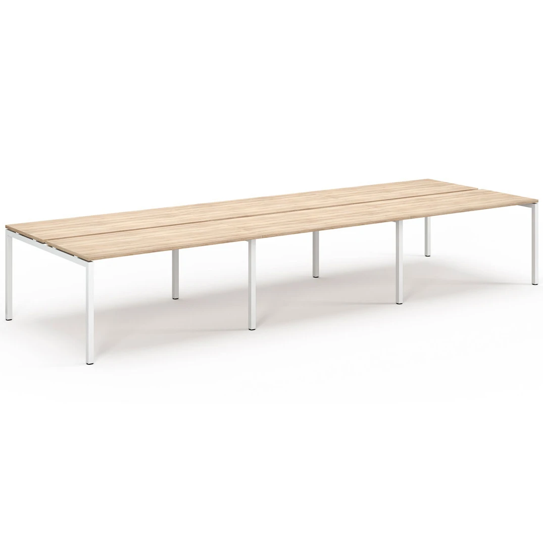 Рабочая станция на металлокаркасе Tour 6-bench 474x139