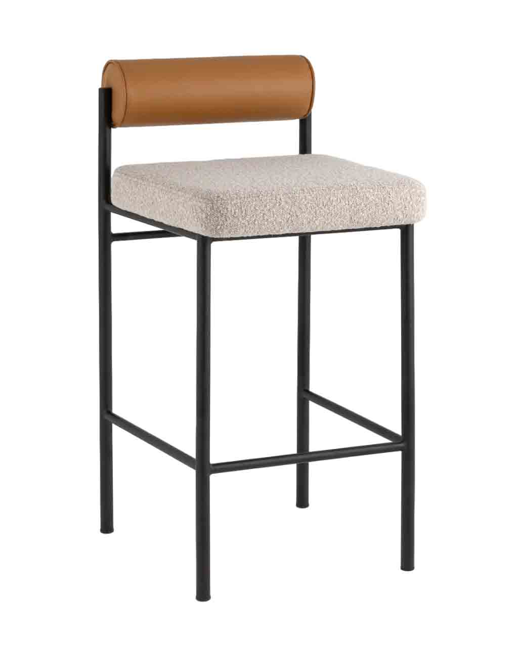 Стул полубарный Stool Group Балла ткань/экокожа