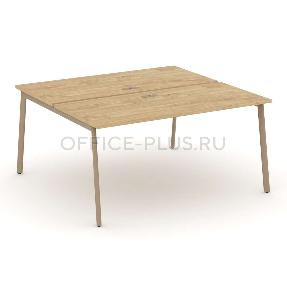 Рабочая станция 2 места на металлокаркасе Estetica ES.D.RS-2.4-LP