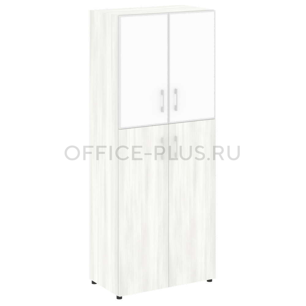 Шкаф высокий Yalta LT.ST-1.7R White/Black
