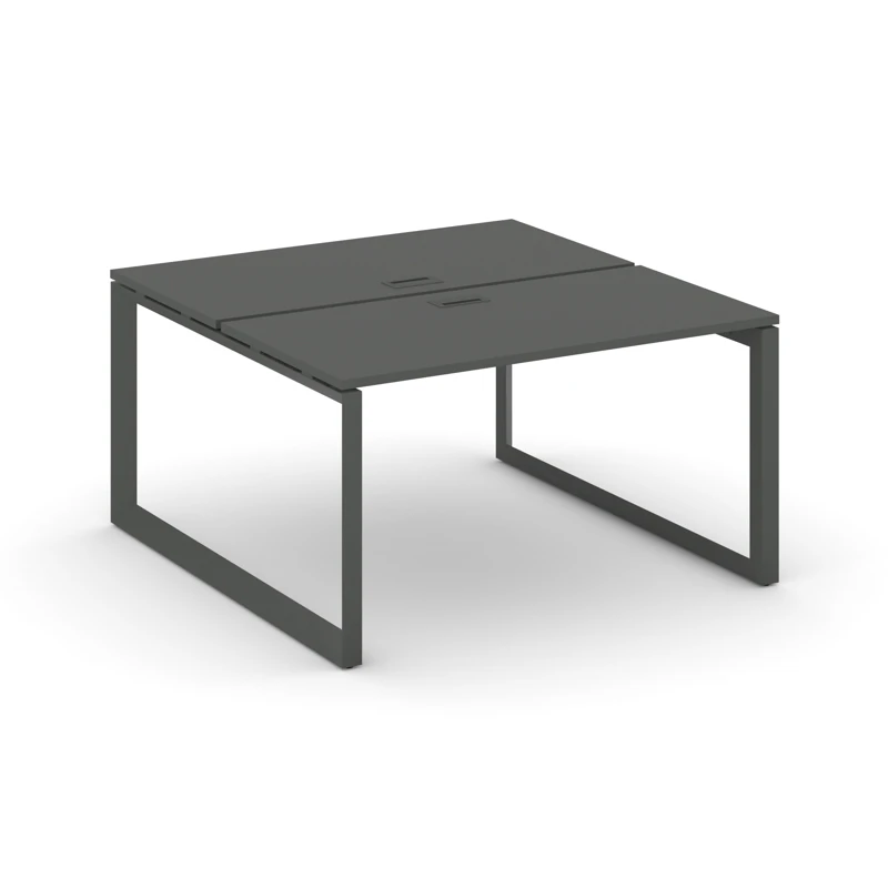 Рабочая станция на металлокаркасе (О-59х59 антрацит) Style Project Next SN-59O.DRS-024