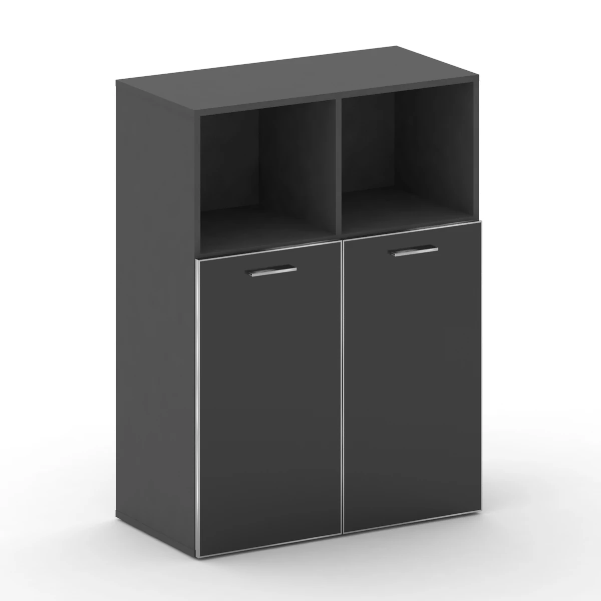 Шкаф средний для документов Fresco FR.ST-203 black