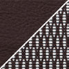 Сетка ТS темно-коричневая/экокожа Infinity темно-коричневая
