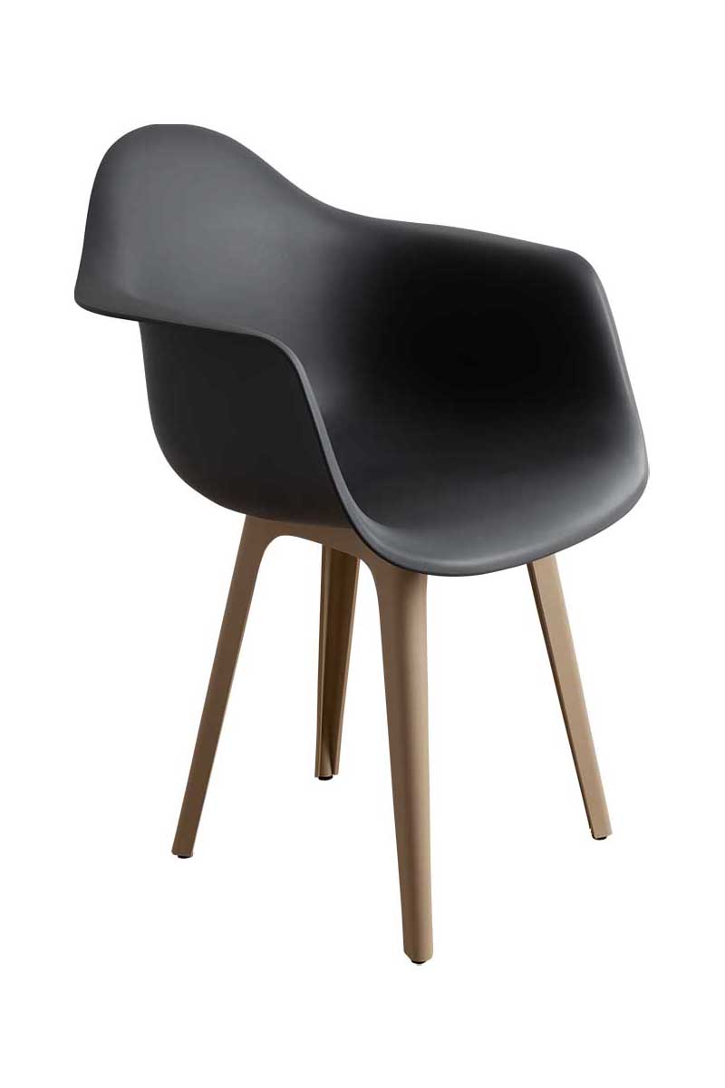 Стул обеденный Derstuhl DSL 330 Plast Dark Beige