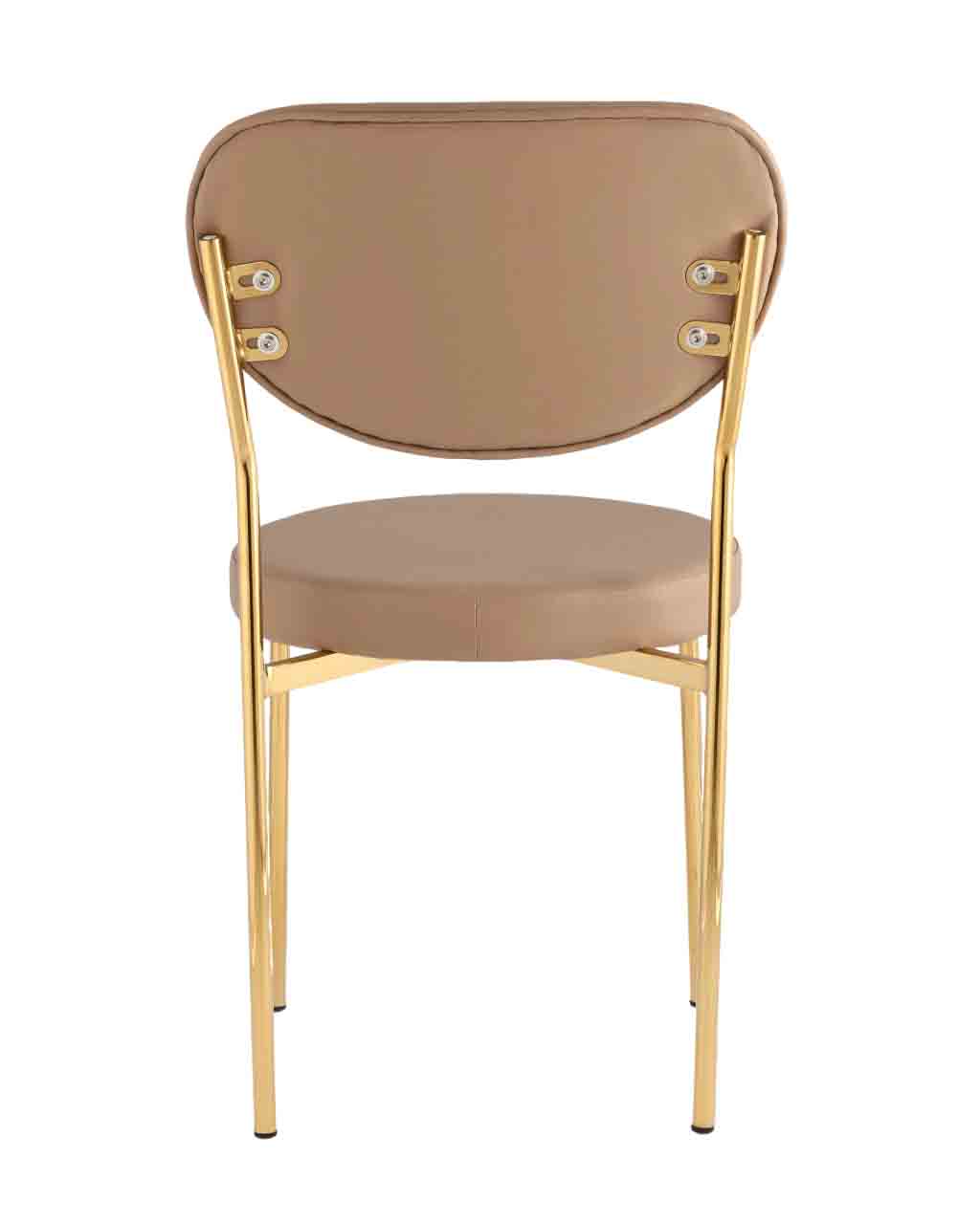 Стул обеденный Stool Group Барбара золотые ножки экокожа