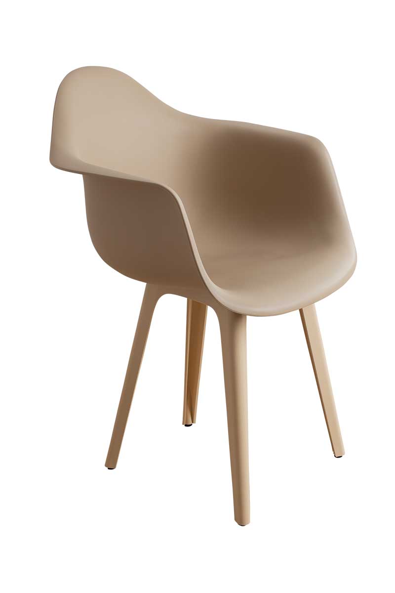 Стул обеденный Derstuhl DSL 330 Plast Beige