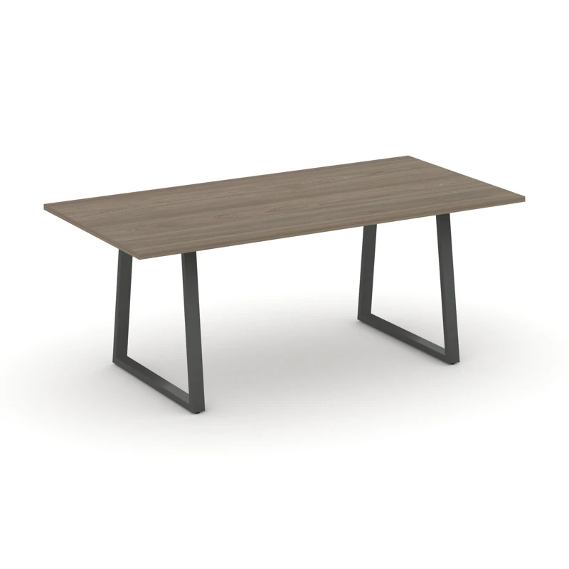Стол для переговоров на металлокаркасе (АО-60x30 антрацит) Style Project Direct SN-6T1.SPRG-198.3