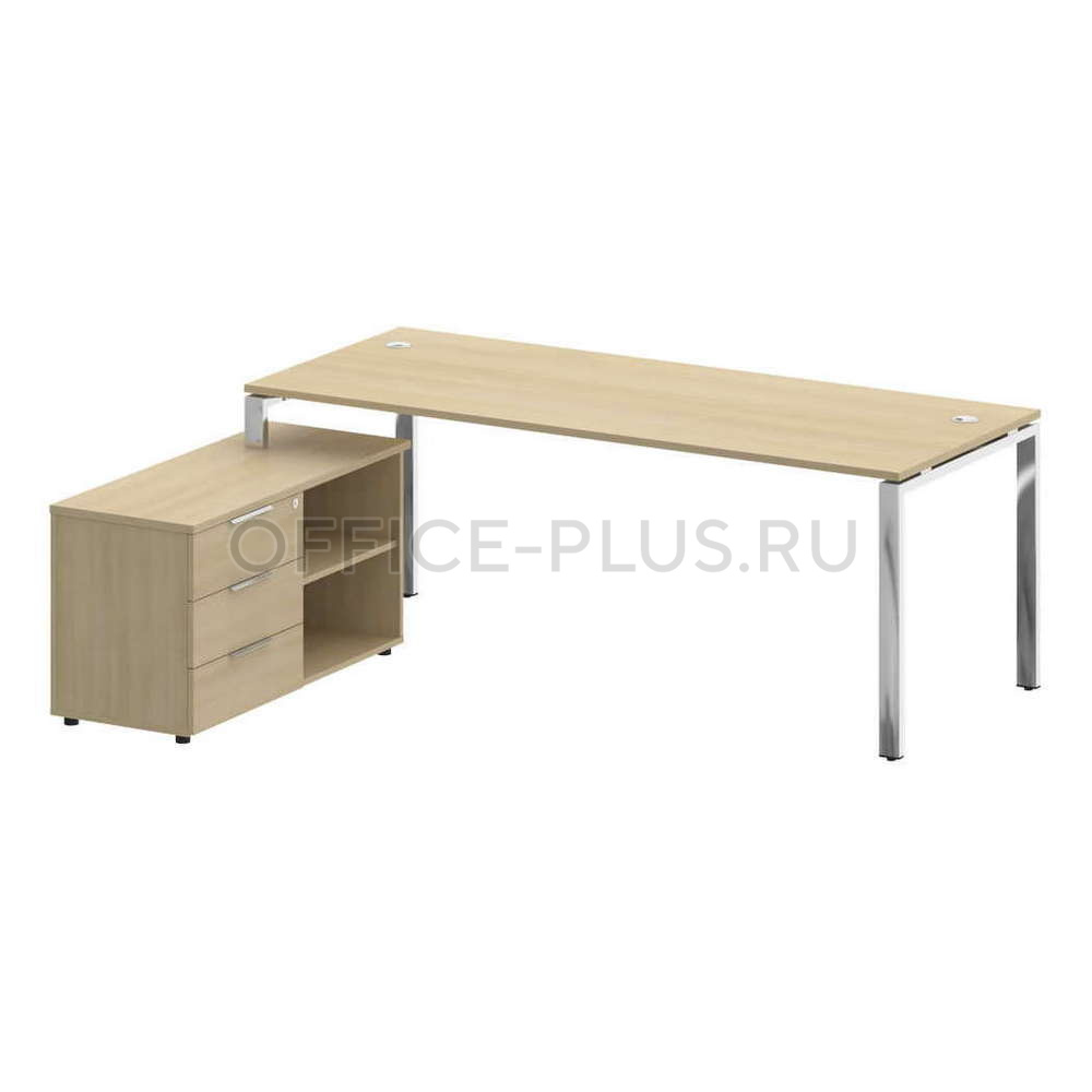Стол руководителя Metal System Direct на металлокаркасе БГ.СРТ-6.8 Л