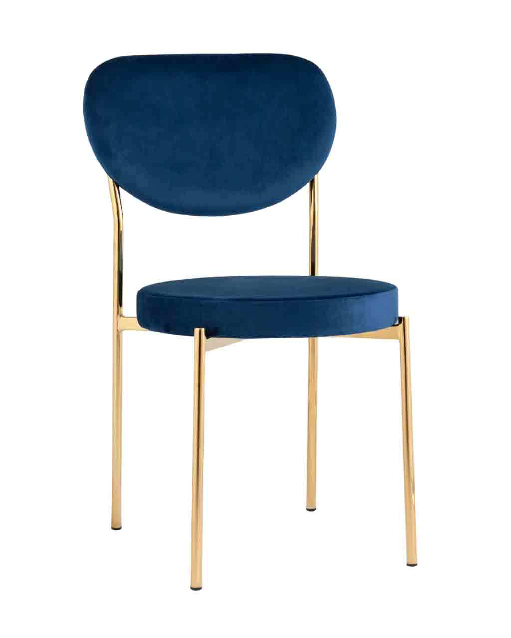 Стул обеденный Stool Group Барбара золотые ножки ткань