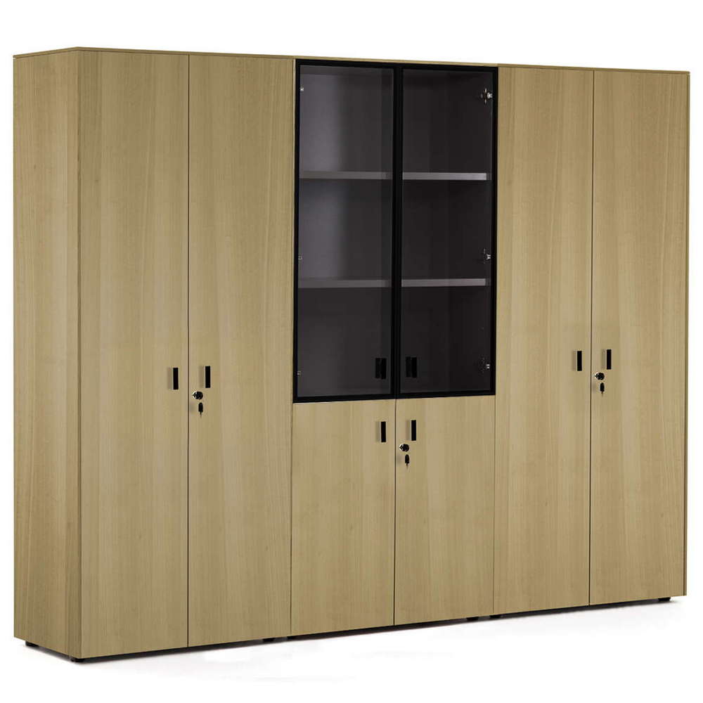 Шкаф высокий тройной комбинированный (с гардеробом) Enzo 109 733 ECL