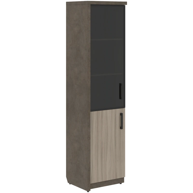 Шкаф высокий узкий для документов/одежды левый Wood&Stone СФ-534591