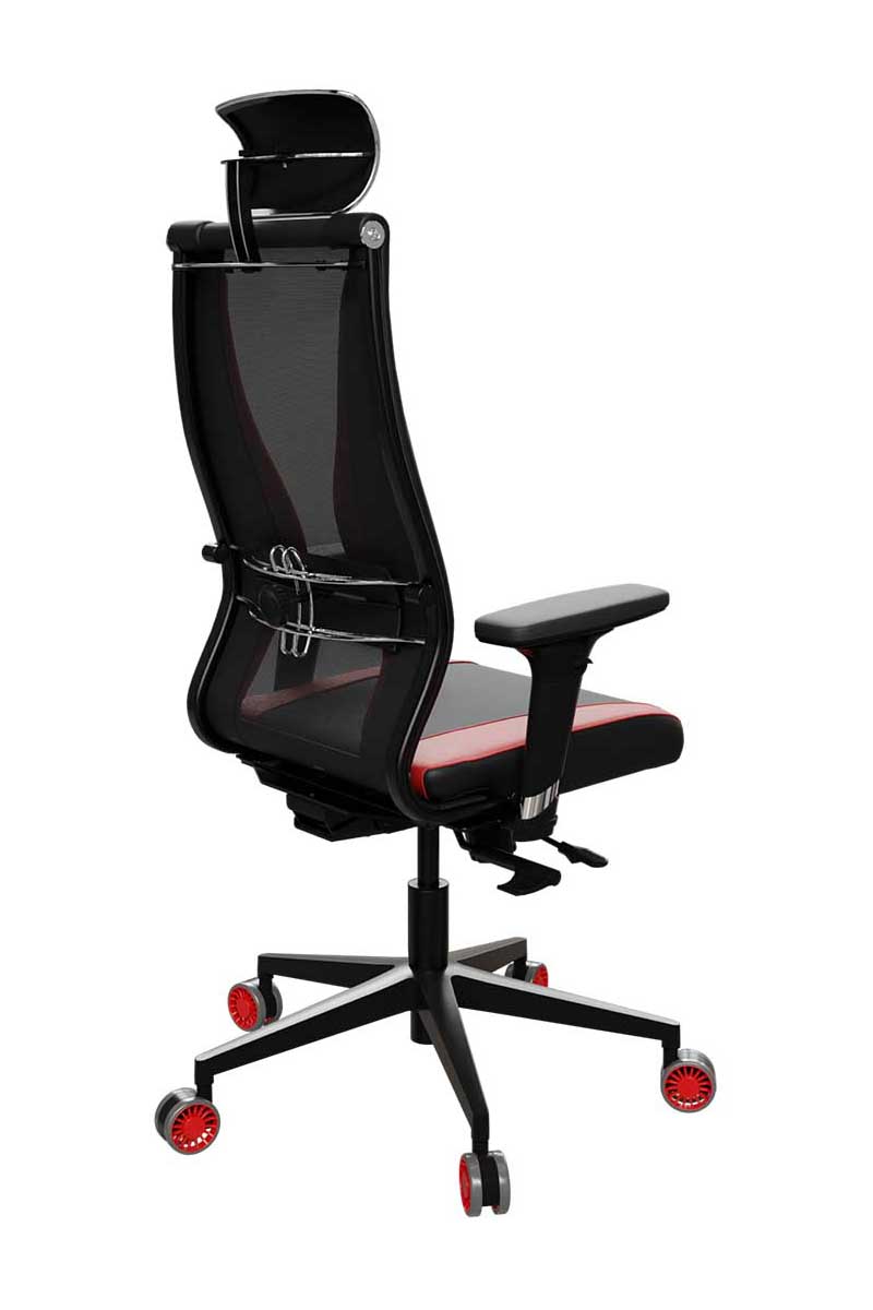 Кресло METTA ErgoLife SynchroSit 10 B2-170D - Сетка(T)+ОбивкаUMF(SY271)+ЭкоКожа(Экстра)