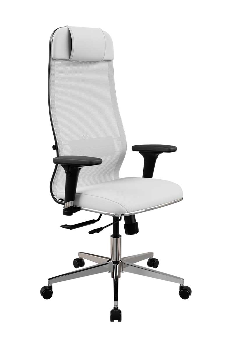 Кресло METTA ErgoLife SynchroSit 10 B1-115D -  Сетка(X2)+ЭкоКожа(Экстра)