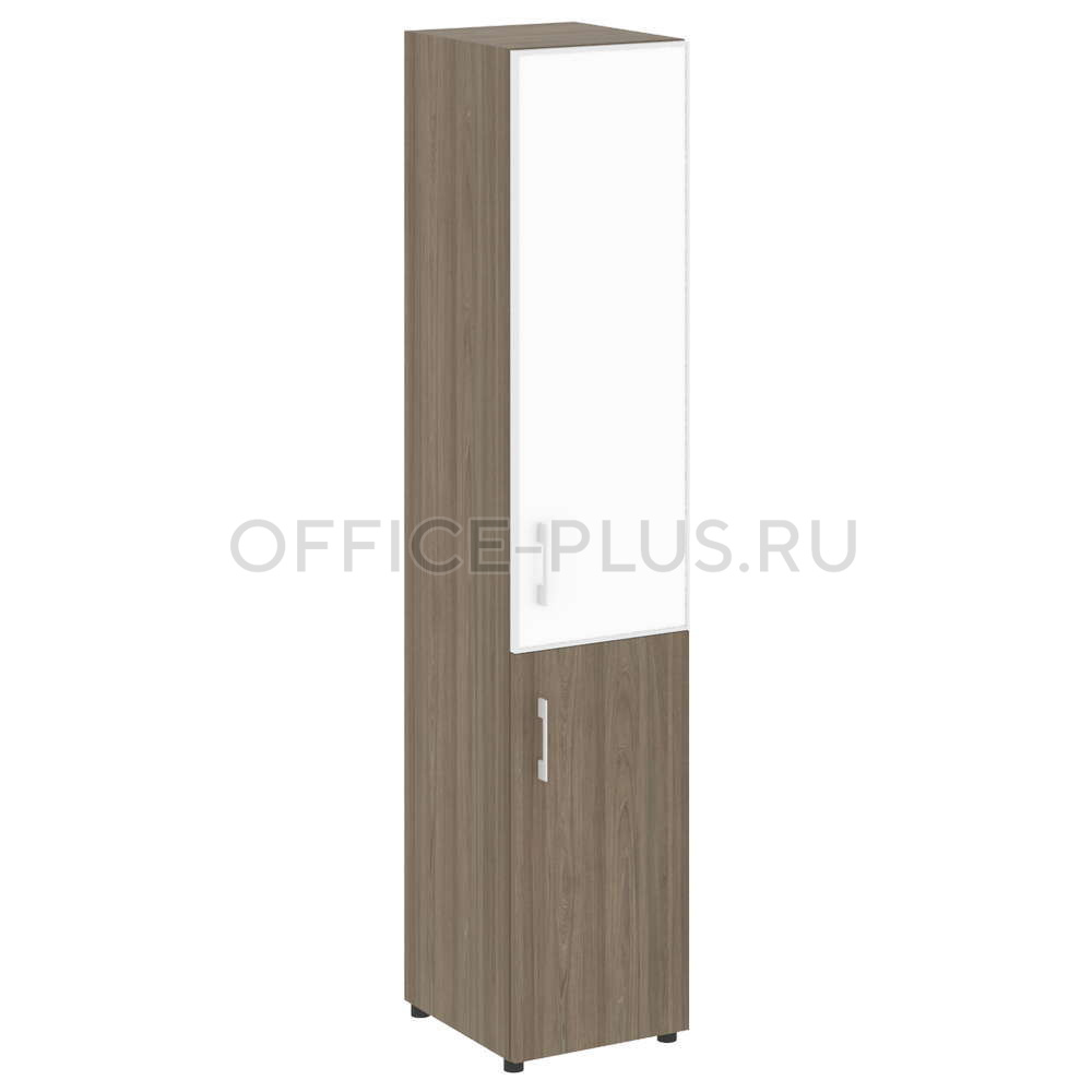 Шкаф пенал высокий Yalta LT.SU-1.2R R White/Black