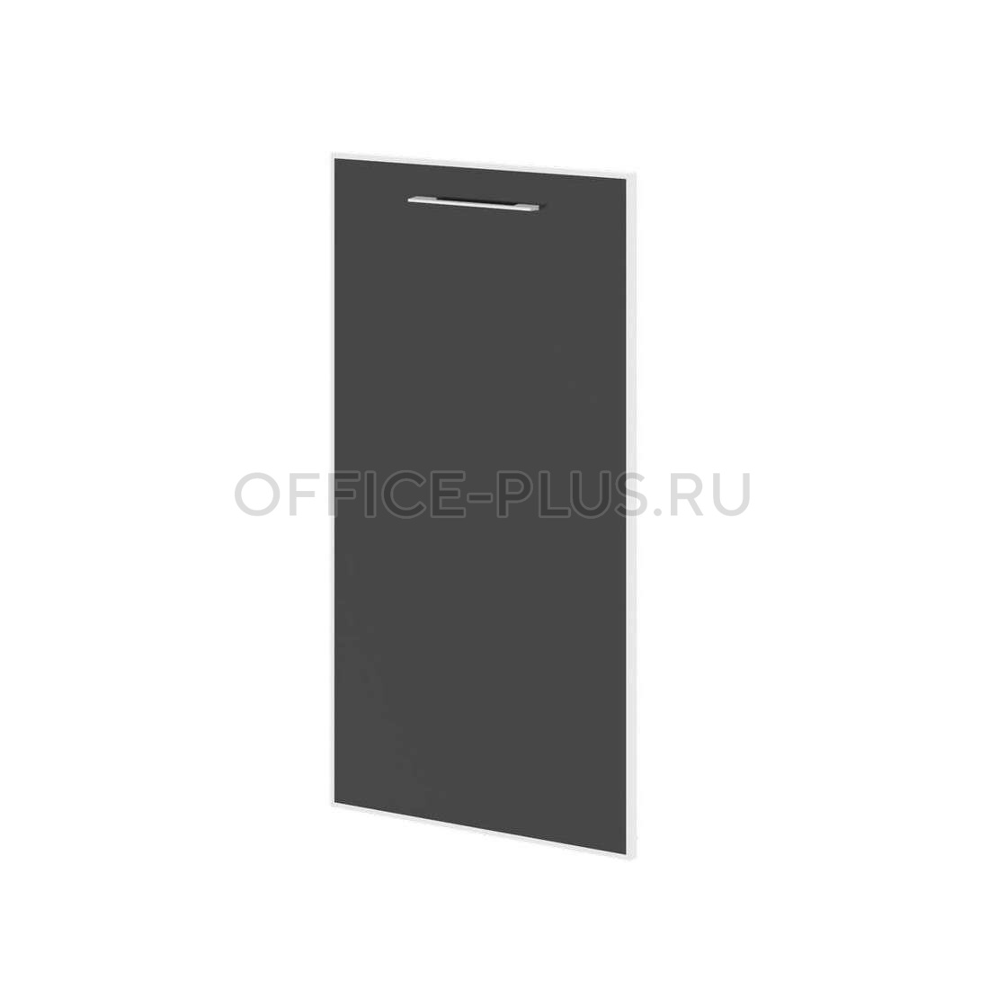 Дверь для шкафа стеклянная Yalta в раме, стекло-лакобель, LT.S5R (L) White/Black