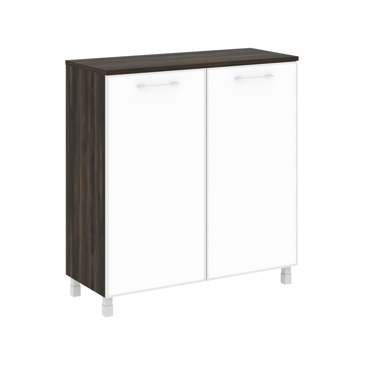 Шкаф средний Yalta LT.SD-1.4R white/black