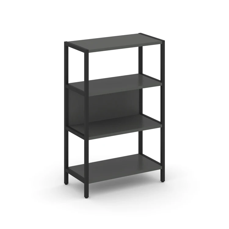 Односекционный стеллаж трехярусный SHELF SYSTEM (металл черный) SN.STM-311