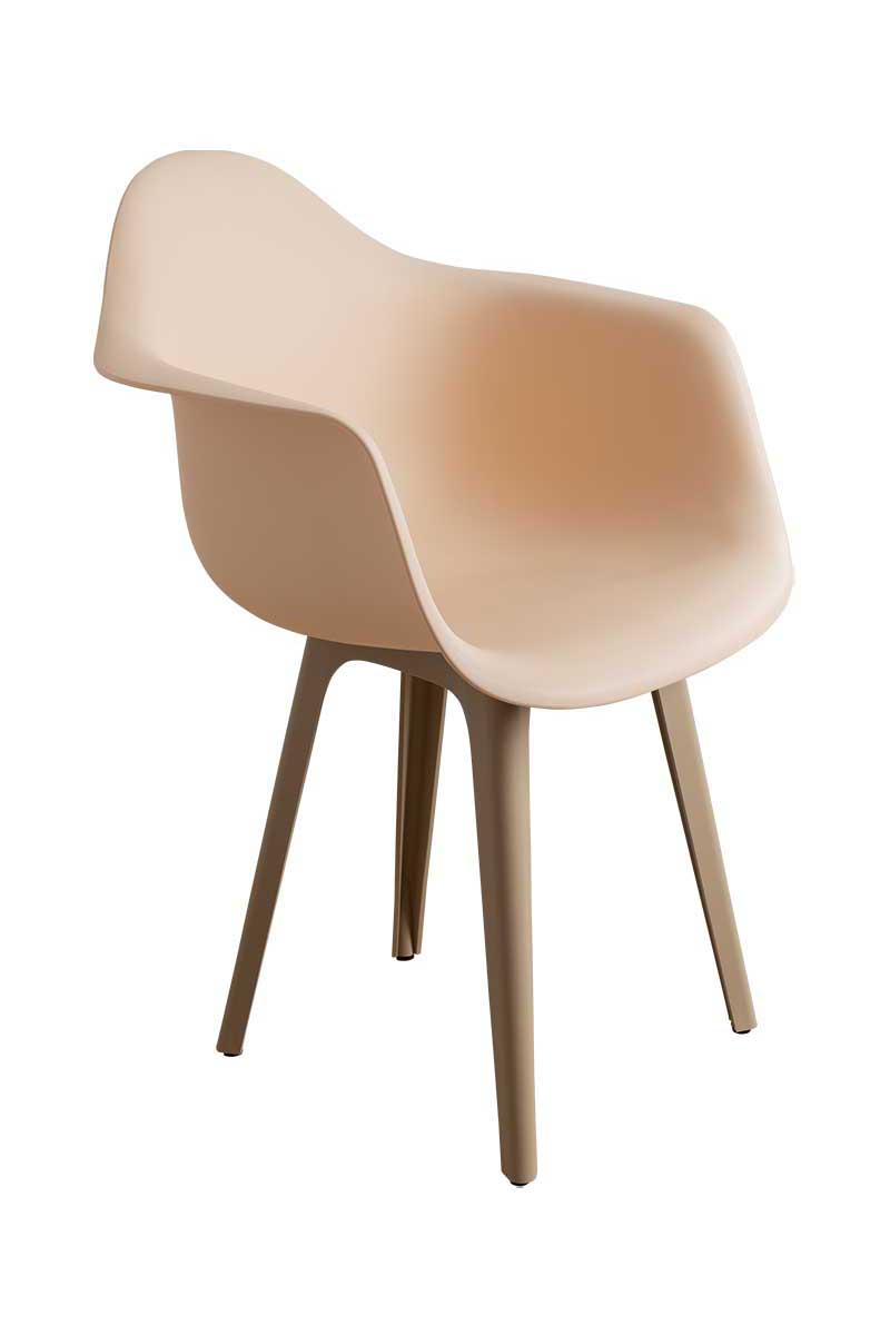 Стул обеденный Derstuhl DSL 330 Plast Dark Beige