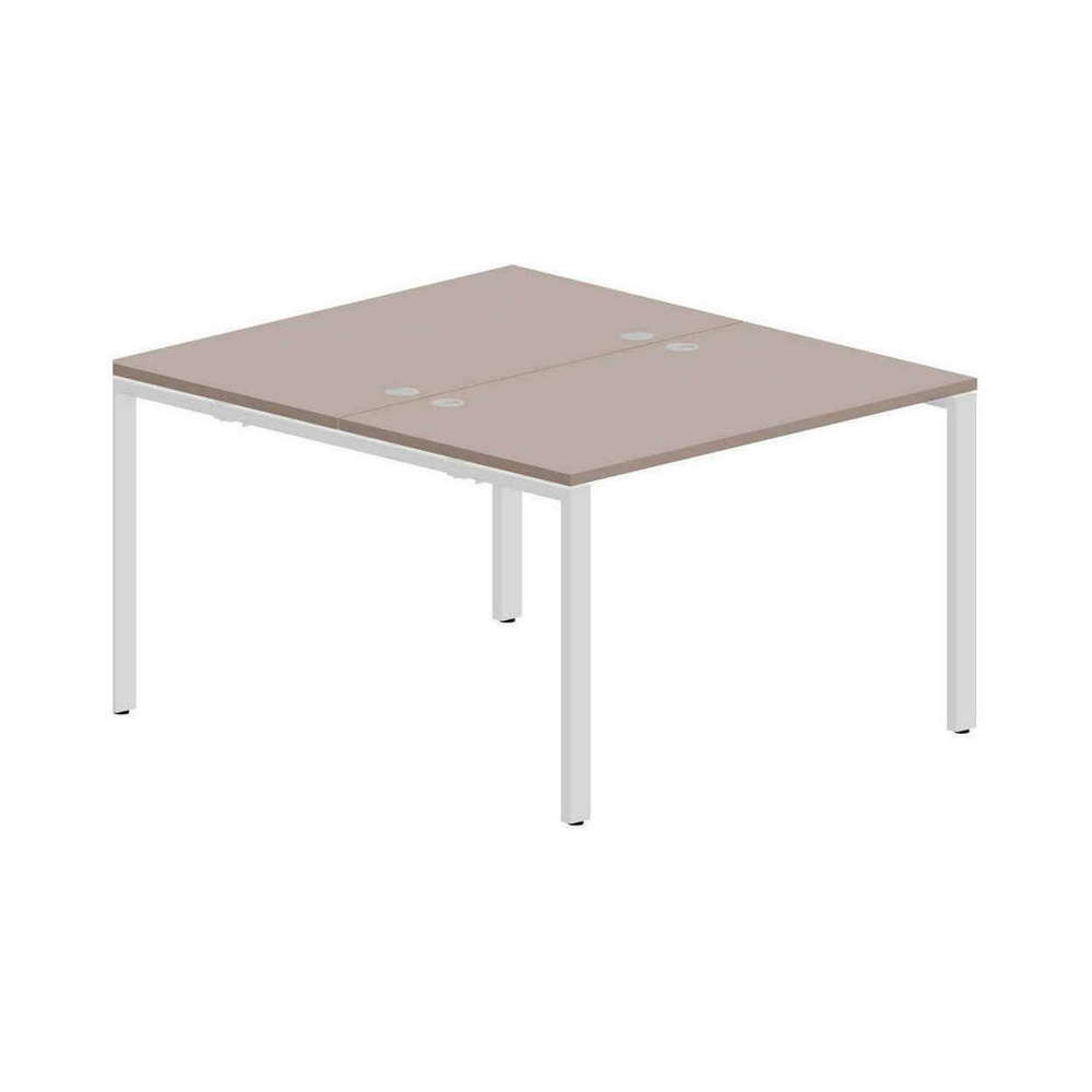 Рабочая станция 2 места на металлокаркасе Strike New STN2TG127
