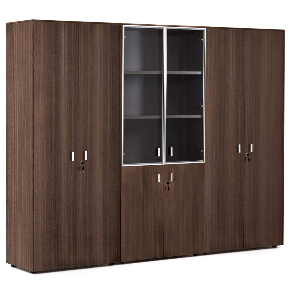 Шкаф высокий тройной комбинированный (с гардеробом) Enzo 109 733 ECL