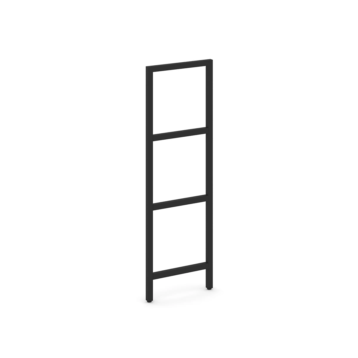 Боковина стеллажа 3 яруса правая завершающая Shelf System (металл белый) SN.MSZ-3(R)