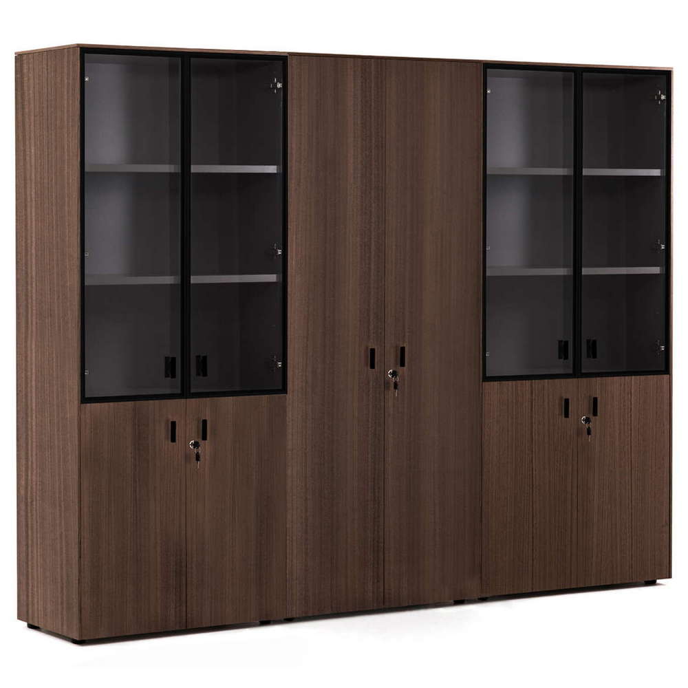 Шкаф высокий тройной комбинированный (с гардеробом) Enzo 109 731 ECL