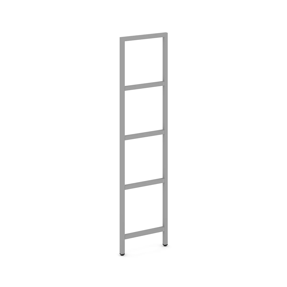 Боковина стеллажа 4 яруса левая завершающая Shelf System (металл белый) SN.MSZ-4(L)