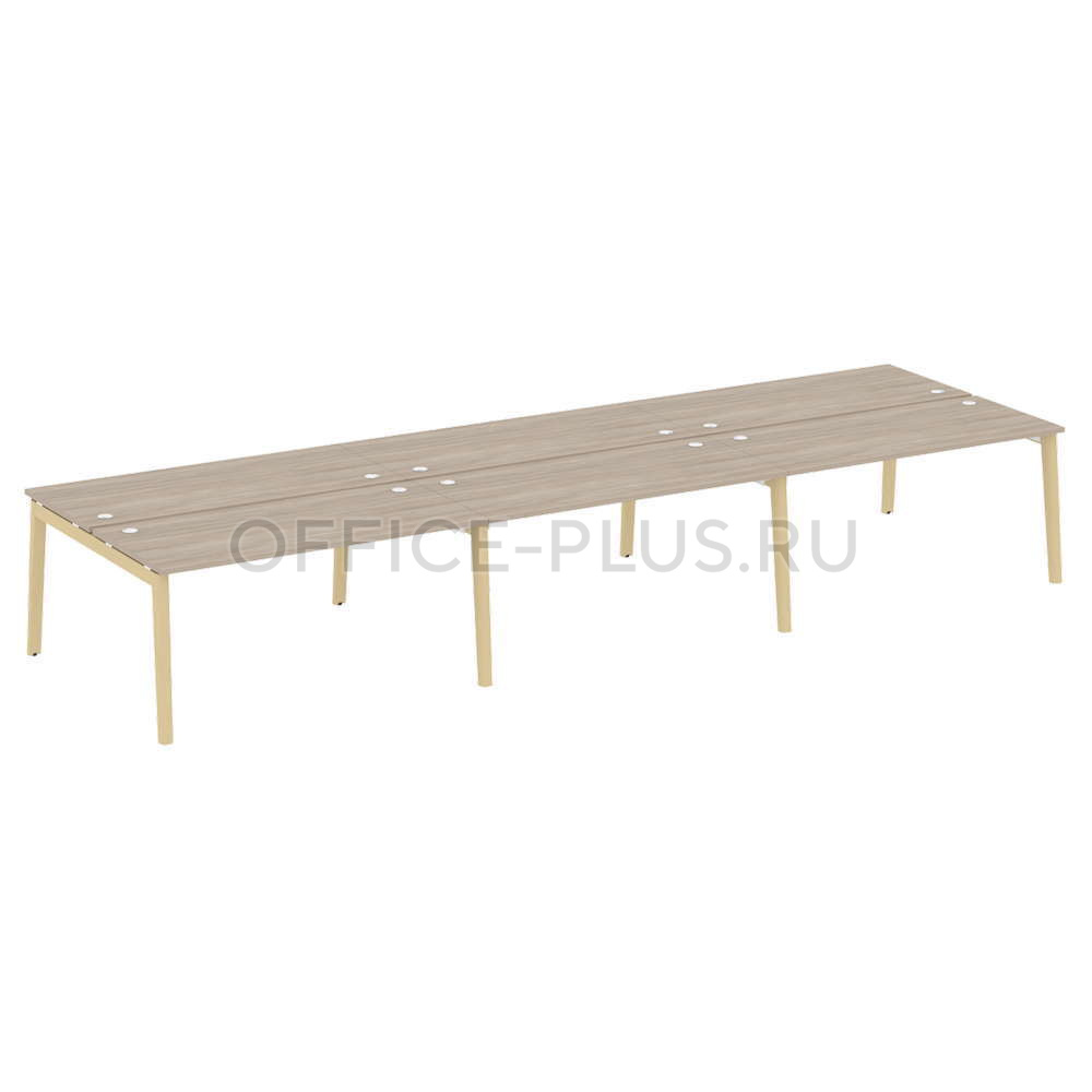 Рабочая станция 6 мест Onix wood OW.D.RS-6.4.7