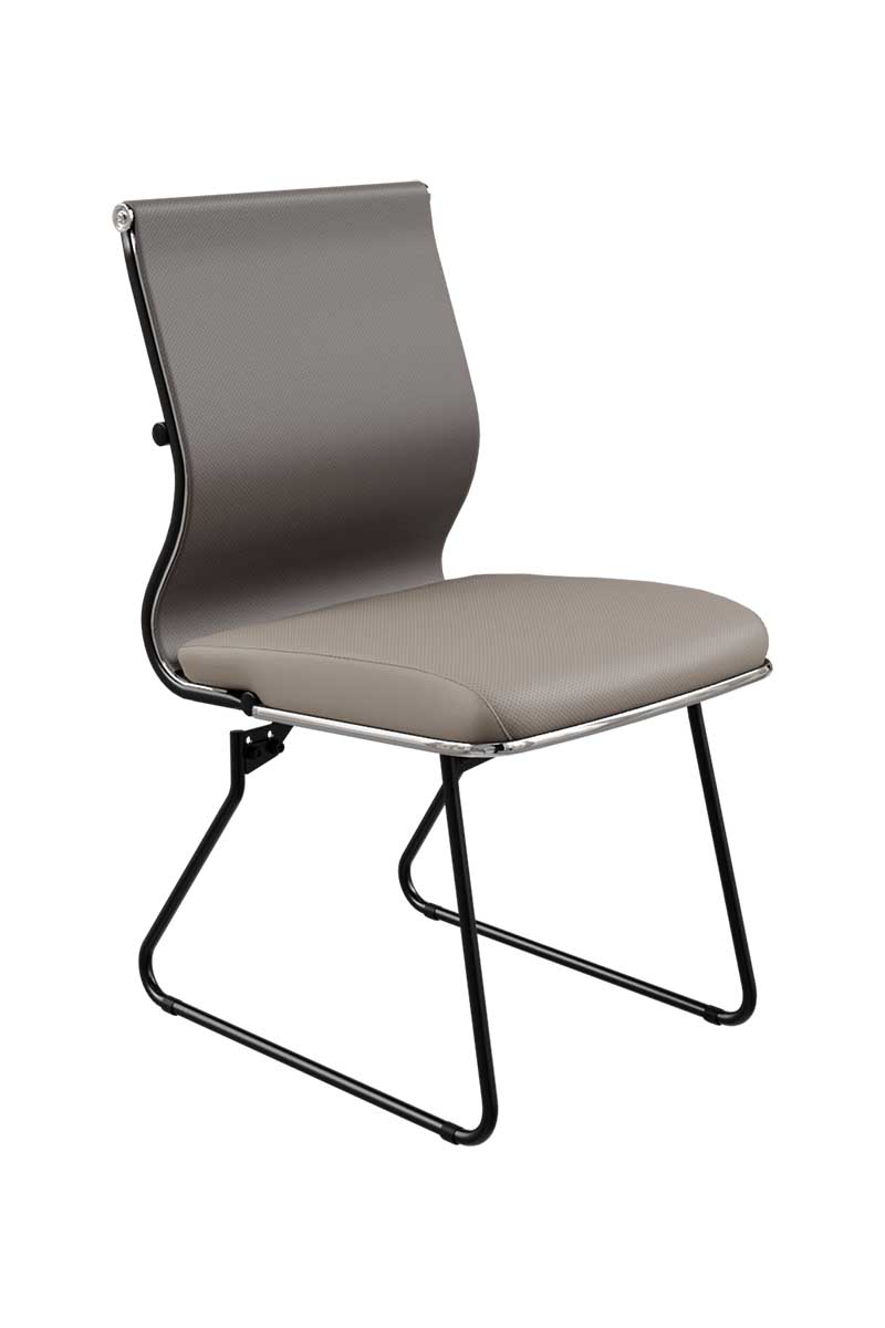 Кресло METTA ErgoLife S 10 M4-152 - ЭкоКожа(Экстра) на полозьях черный металл