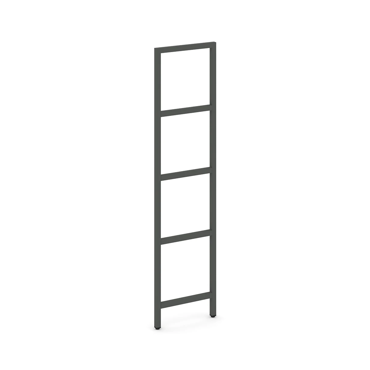 Боковина стеллажа 4 яруса правая завершающая Shelf System (металл белый) SN.MSZ-4(R)