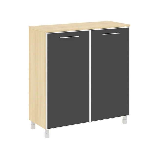 Шкаф средний Yalta LT.SD-1.4R white/black